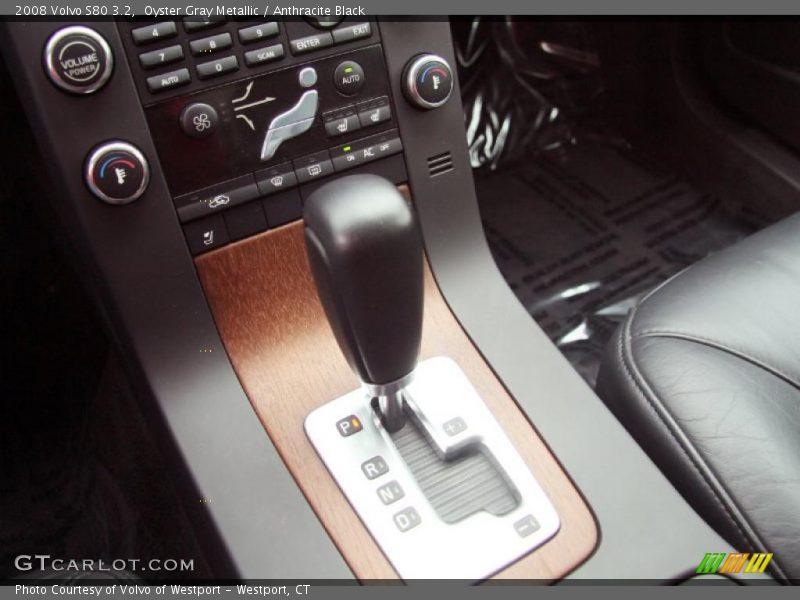 Oyster Gray Metallic / Anthracite Black 2008 Volvo S80 3.2