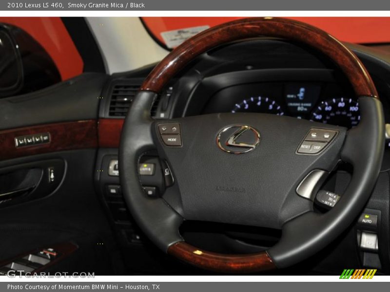 Smoky Granite Mica / Black 2010 Lexus LS 460