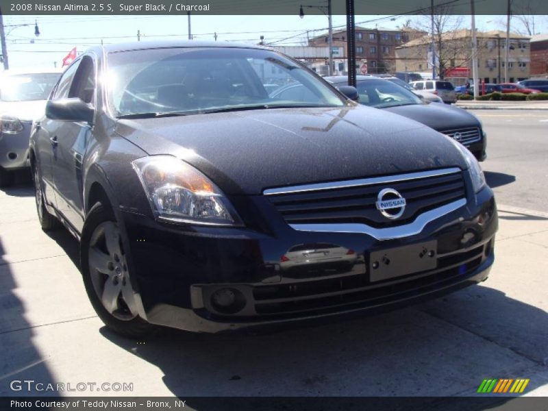 Super Black / Charcoal 2008 Nissan Altima 2.5 S
