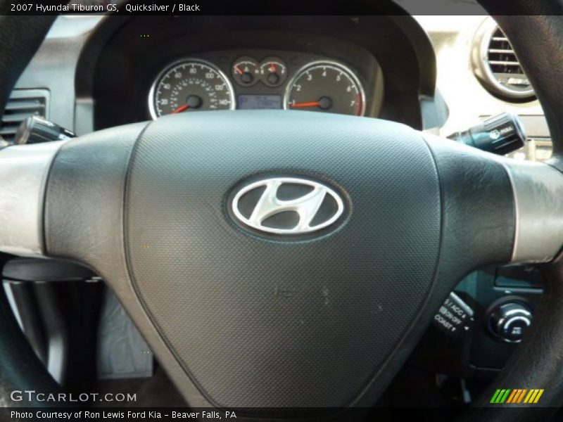 Quicksilver / Black 2007 Hyundai Tiburon GS