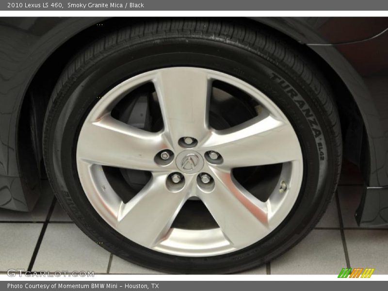 Smoky Granite Mica / Black 2010 Lexus LS 460