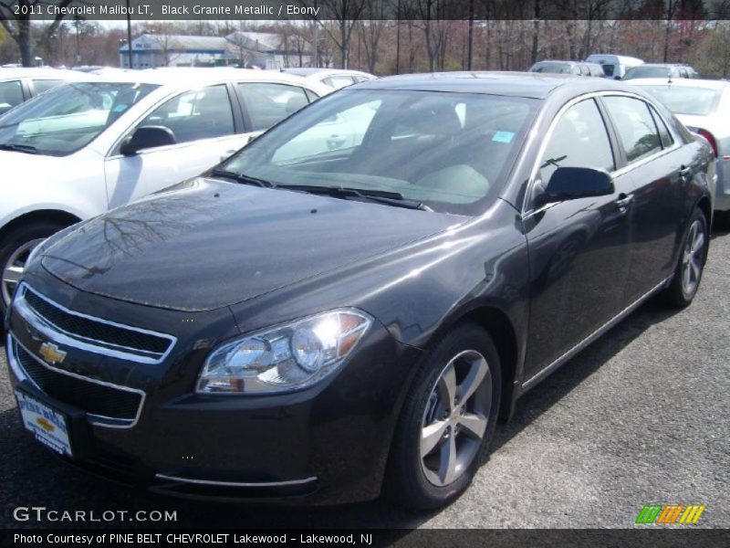 Black Granite Metallic / Ebony 2011 Chevrolet Malibu LT