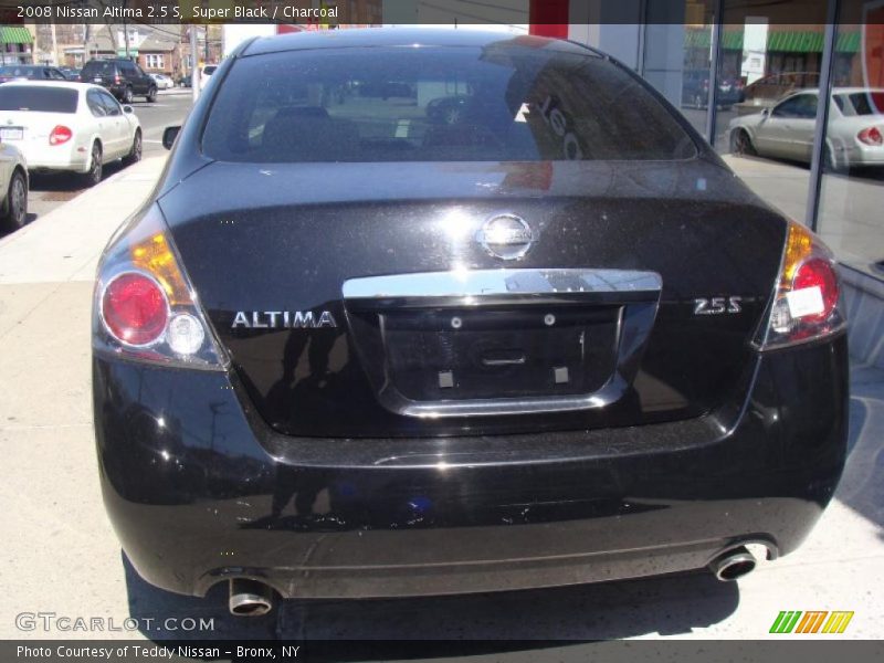 Super Black / Charcoal 2008 Nissan Altima 2.5 S