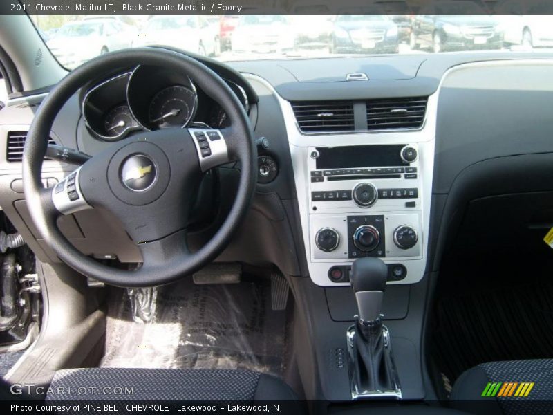 Black Granite Metallic / Ebony 2011 Chevrolet Malibu LT