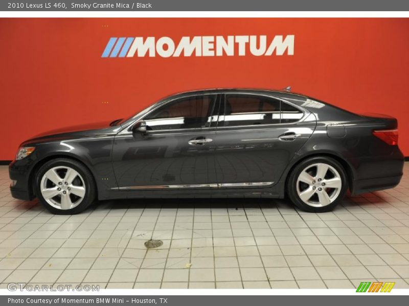 Smoky Granite Mica / Black 2010 Lexus LS 460