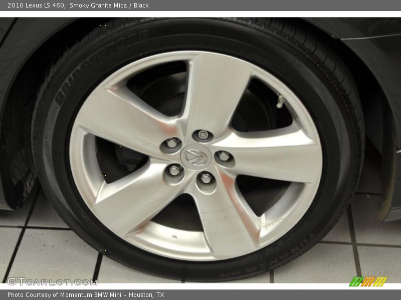 Smoky Granite Mica / Black 2010 Lexus LS 460