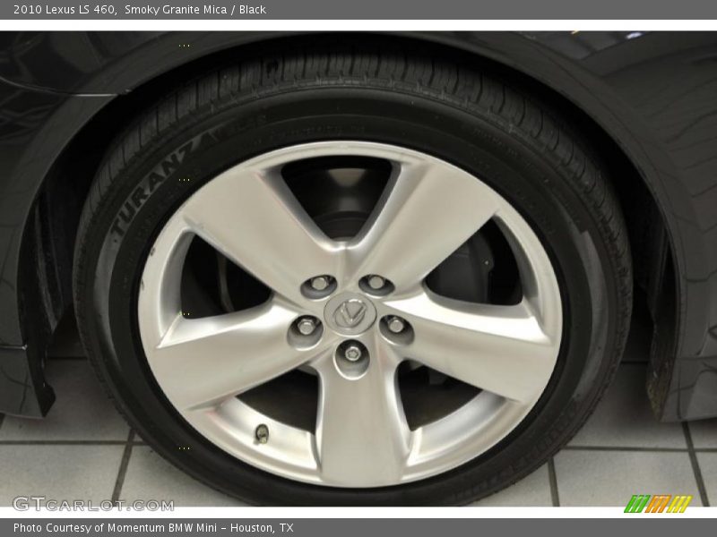 Smoky Granite Mica / Black 2010 Lexus LS 460
