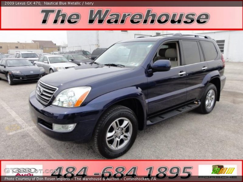 Nautical Blue Metallic / Ivory 2009 Lexus GX 470
