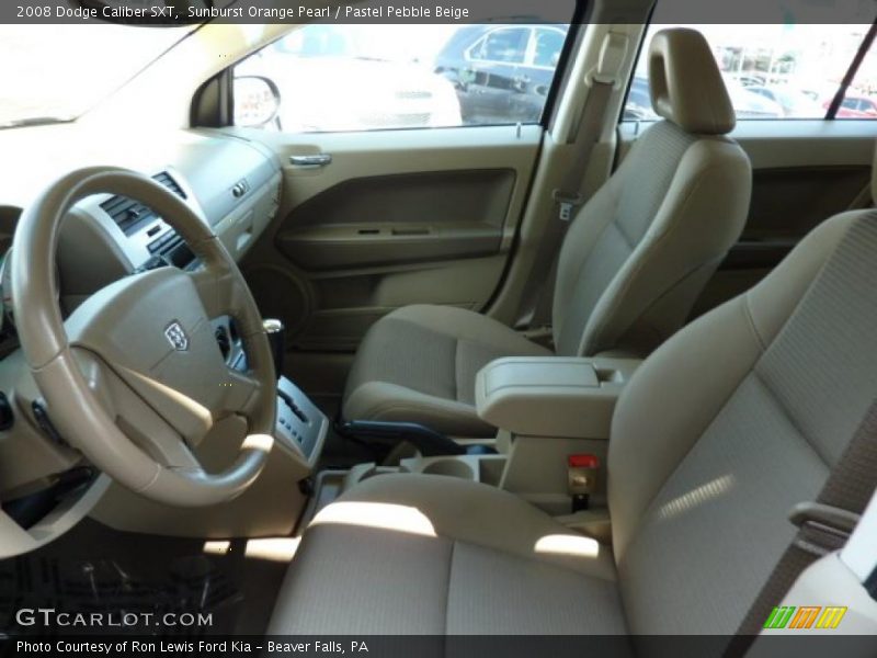 Sunburst Orange Pearl / Pastel Pebble Beige 2008 Dodge Caliber SXT