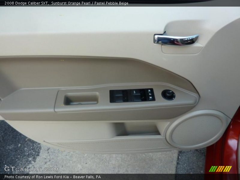 Sunburst Orange Pearl / Pastel Pebble Beige 2008 Dodge Caliber SXT