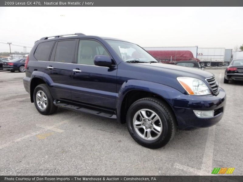 Nautical Blue Metallic / Ivory 2009 Lexus GX 470