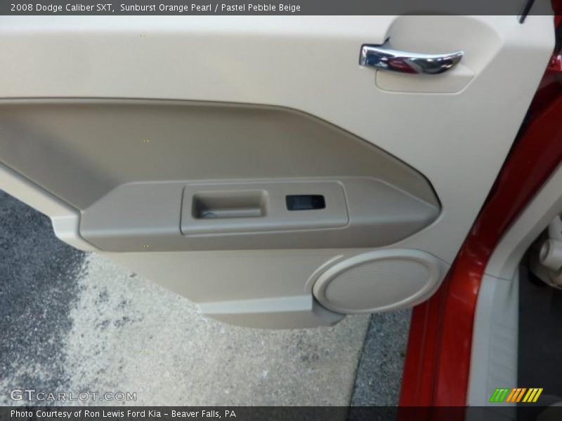 Sunburst Orange Pearl / Pastel Pebble Beige 2008 Dodge Caliber SXT
