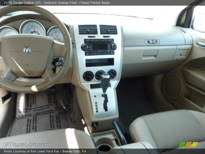 Sunburst Orange Pearl / Pastel Pebble Beige 2008 Dodge Caliber SXT