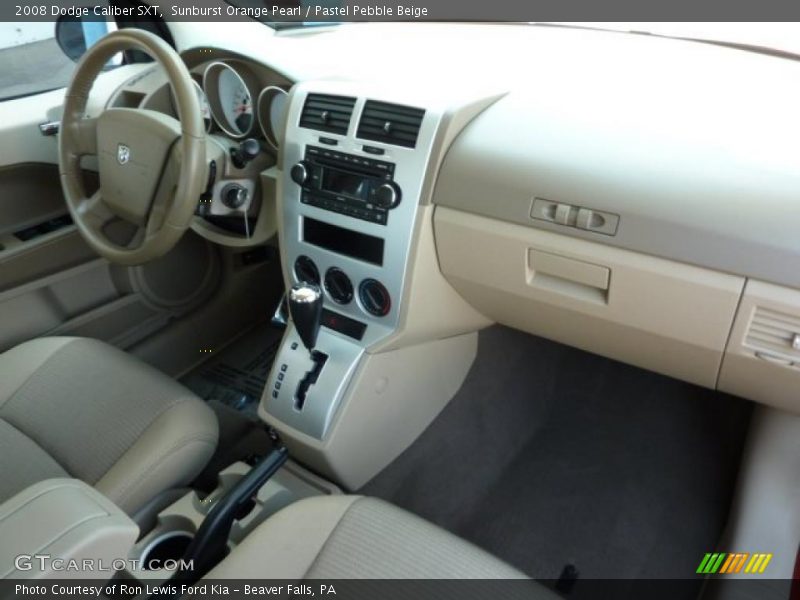 Sunburst Orange Pearl / Pastel Pebble Beige 2008 Dodge Caliber SXT