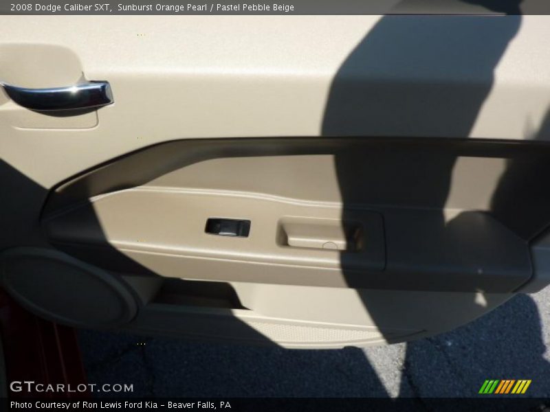 Sunburst Orange Pearl / Pastel Pebble Beige 2008 Dodge Caliber SXT