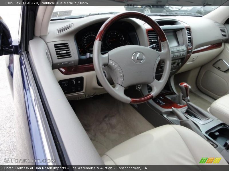Nautical Blue Metallic / Ivory 2009 Lexus GX 470