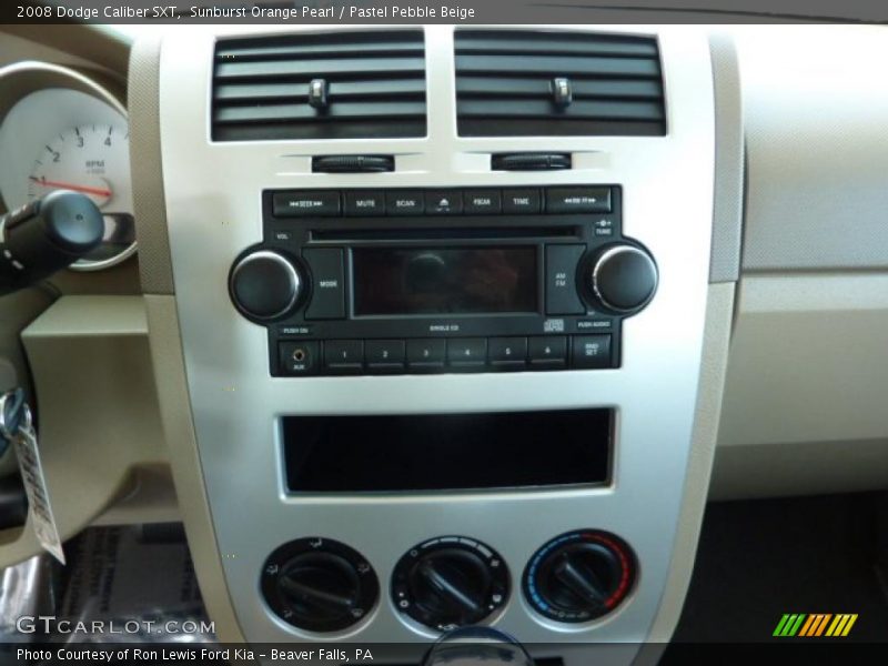 Sunburst Orange Pearl / Pastel Pebble Beige 2008 Dodge Caliber SXT