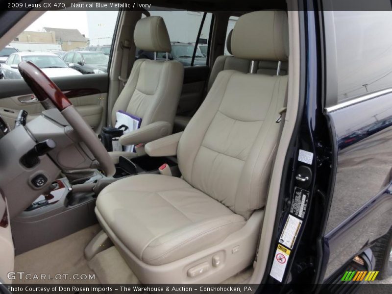 Nautical Blue Metallic / Ivory 2009 Lexus GX 470