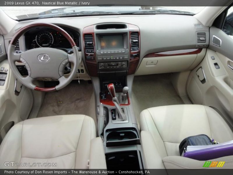 Nautical Blue Metallic / Ivory 2009 Lexus GX 470