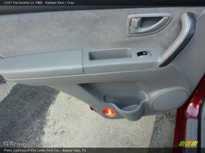 Radiant Red / Gray 2007 Kia Sorento LX 4WD