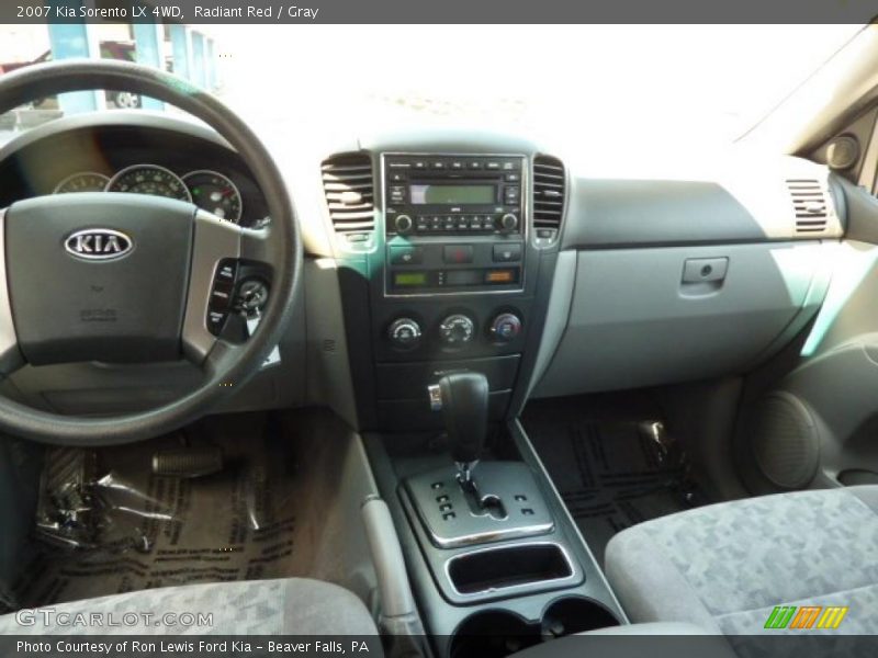 Radiant Red / Gray 2007 Kia Sorento LX 4WD