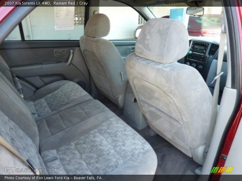 Radiant Red / Gray 2007 Kia Sorento LX 4WD