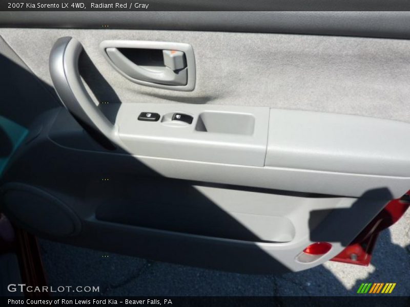 Radiant Red / Gray 2007 Kia Sorento LX 4WD
