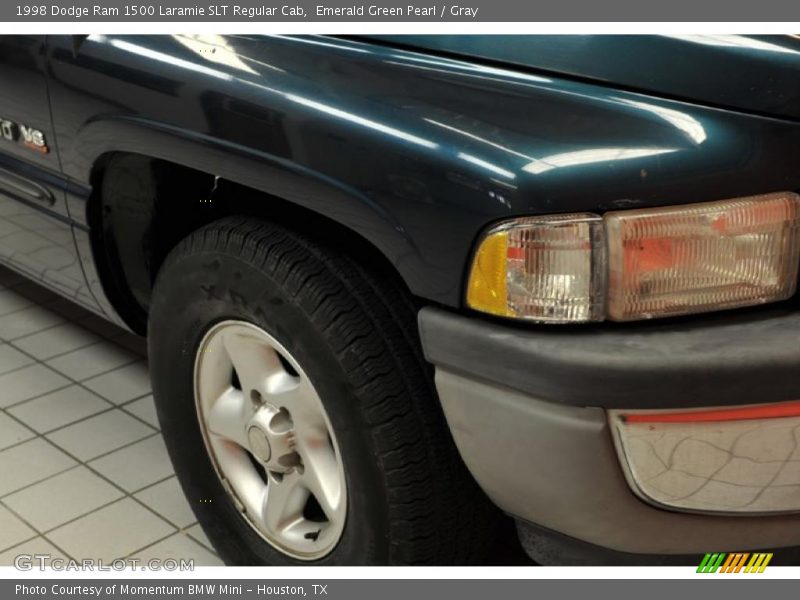 Emerald Green Pearl / Gray 1998 Dodge Ram 1500 Laramie SLT Regular Cab