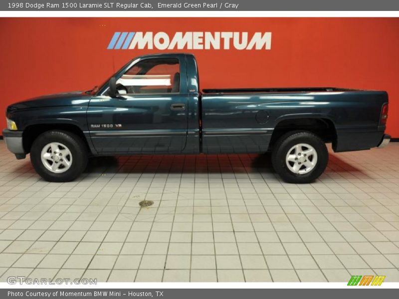 Emerald Green Pearl / Gray 1998 Dodge Ram 1500 Laramie SLT Regular Cab