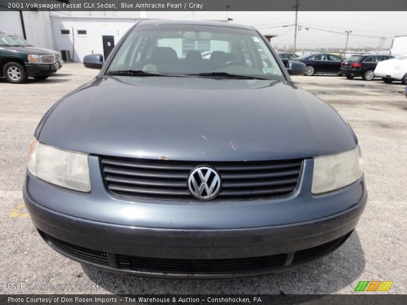 Blue Anthracite Pearl / Gray 2001 Volkswagen Passat GLX Sedan