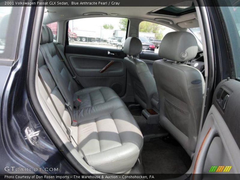Blue Anthracite Pearl / Gray 2001 Volkswagen Passat GLX Sedan
