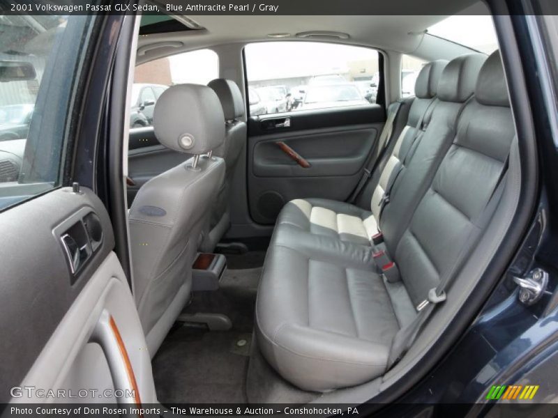 Blue Anthracite Pearl / Gray 2001 Volkswagen Passat GLX Sedan