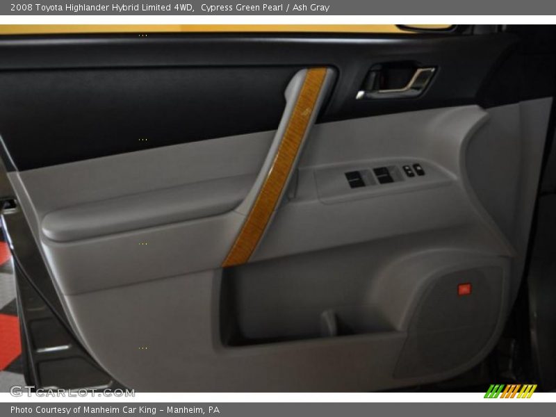 Cypress Green Pearl / Ash Gray 2008 Toyota Highlander Hybrid Limited 4WD