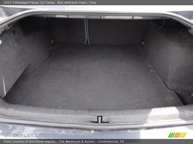 Blue Anthracite Pearl / Gray 2001 Volkswagen Passat GLX Sedan