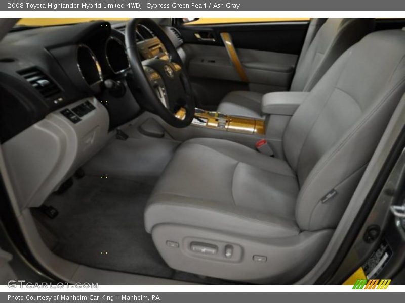 Cypress Green Pearl / Ash Gray 2008 Toyota Highlander Hybrid Limited 4WD