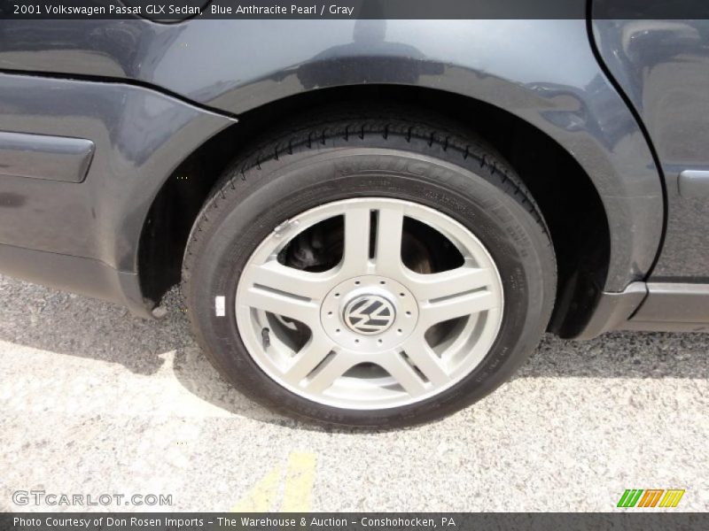 Blue Anthracite Pearl / Gray 2001 Volkswagen Passat GLX Sedan