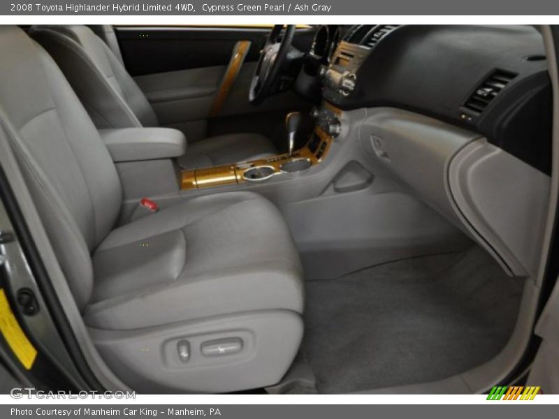 Cypress Green Pearl / Ash Gray 2008 Toyota Highlander Hybrid Limited 4WD