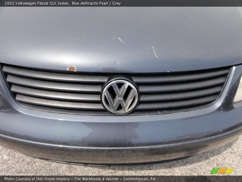 Blue Anthracite Pearl / Gray 2001 Volkswagen Passat GLX Sedan