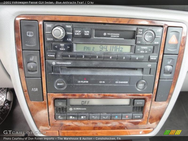 Controls of 2001 Passat GLX Sedan