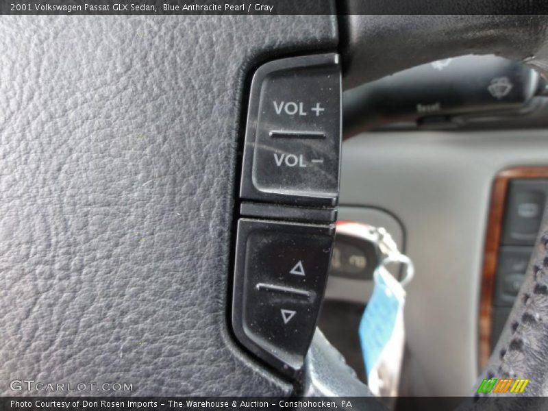 Blue Anthracite Pearl / Gray 2001 Volkswagen Passat GLX Sedan