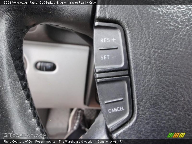 Blue Anthracite Pearl / Gray 2001 Volkswagen Passat GLX Sedan