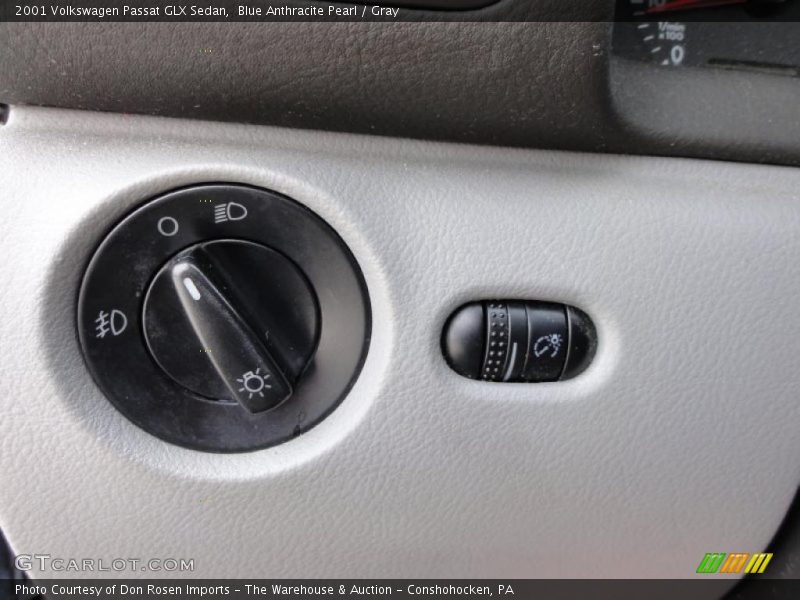 Blue Anthracite Pearl / Gray 2001 Volkswagen Passat GLX Sedan