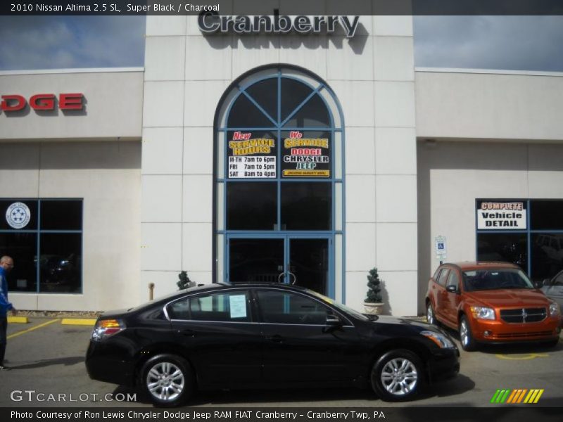 Super Black / Charcoal 2010 Nissan Altima 2.5 SL