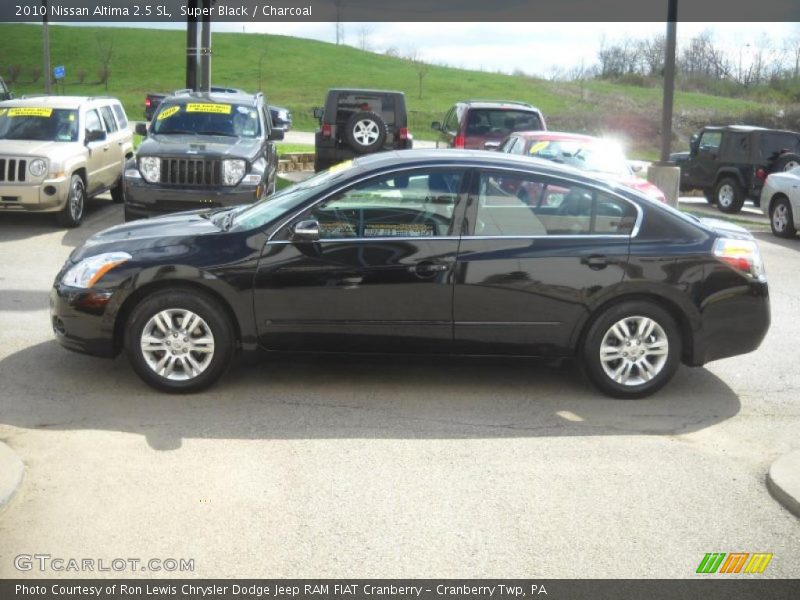 Super Black / Charcoal 2010 Nissan Altima 2.5 SL