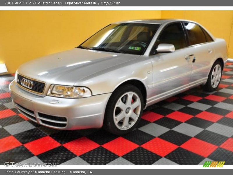 Light Silver Metallic / Onyx/Silver 2001 Audi S4 2.7T quattro Sedan