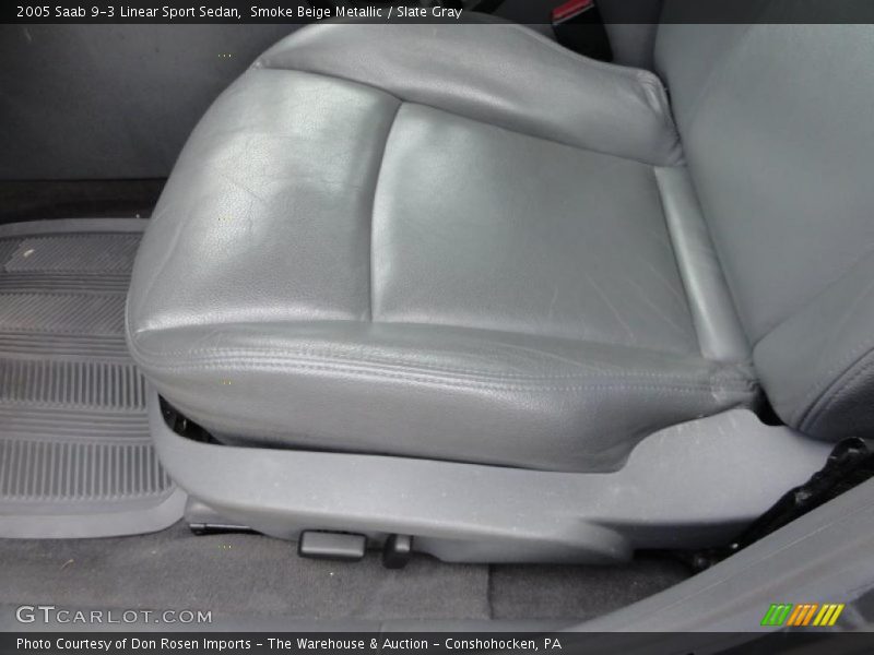 Smoke Beige Metallic / Slate Gray 2005 Saab 9-3 Linear Sport Sedan