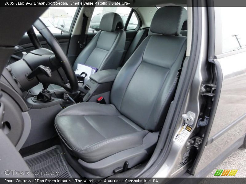  2005 9-3 Linear Sport Sedan Slate Gray Interior