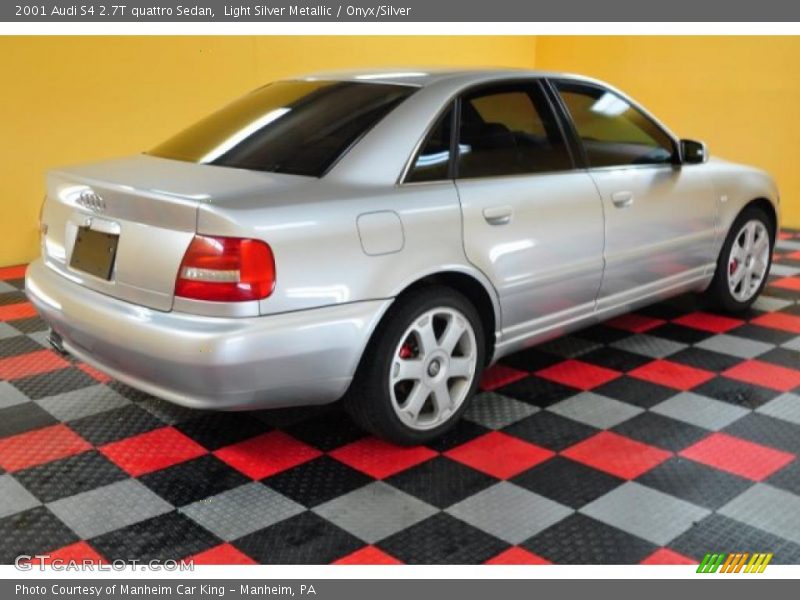Light Silver Metallic / Onyx/Silver 2001 Audi S4 2.7T quattro Sedan
