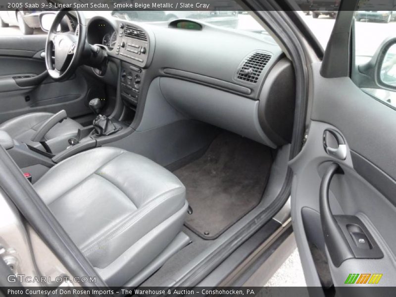  2005 9-3 Linear Sport Sedan Slate Gray Interior