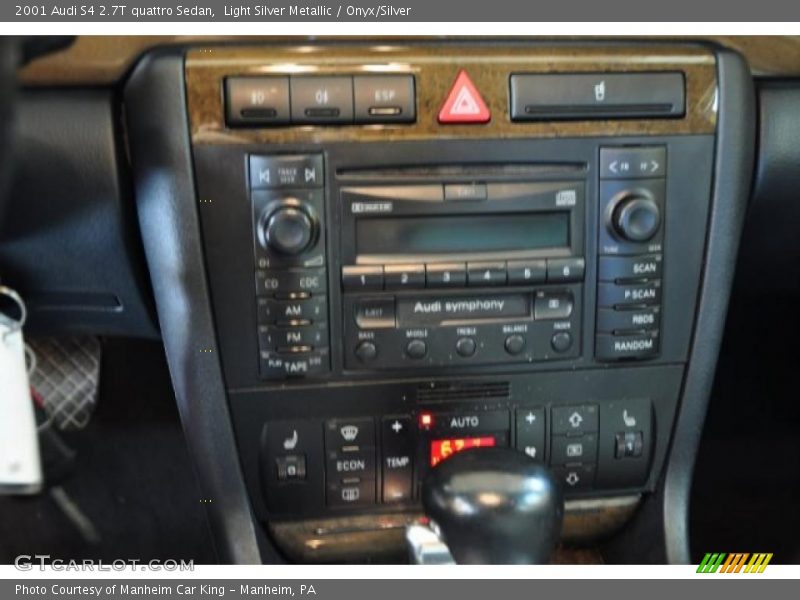 Controls of 2001 S4 2.7T quattro Sedan